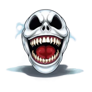 Ghastly Ghost Fangs PNG 06132024 PNG