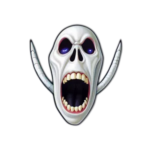 Ghastly Ghost Fangs PNG Mhj PNG