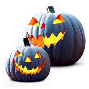 Ghastly Scary Pumpkin Carving PNG Nvg