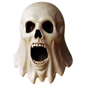 Ghost Head Spooky PNG Qgo
