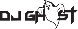 Ghost Logo Black Background PNG image