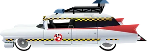 Ghostbusters_ Ecto1_ Car_ Side_ View PNG image