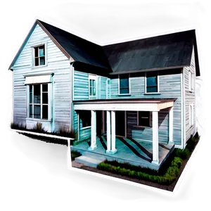 Ghostly Haunted Estate PNG 58