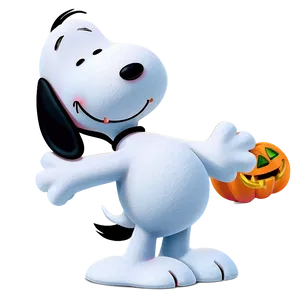 Ghostly Snoopy Halloween Png Fjh PNG image