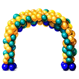 Giant Balloon Arch For Entrances PNG 06212024