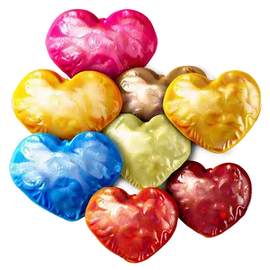 Giant Candy Hearts PNG Vhu29 PNG