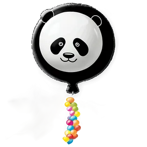 Giant Panda Balloon PNG 58