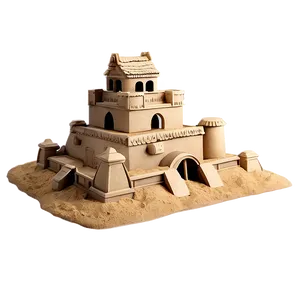 Giant Sandcastle Png 06212024 PNG image