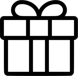 Gift Icon Simple Design PNG