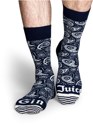 Gin Juice Themed Socks PNG image
