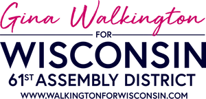 Gina Walkington Wisconsin Assembly Campaign Logo PNG image