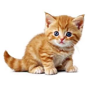 Ginger Kitten PNG 63