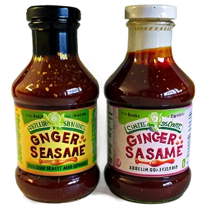 Ginger Sesame Bbq Sauce PNG Hml82 PNG