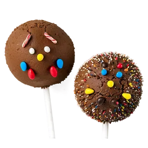 Gingerbread Cake Pop PNG Wtp PNG