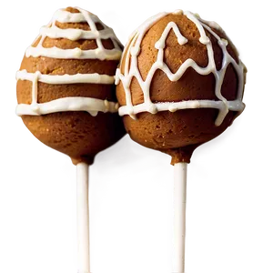 Gingerbread Cake Pops PNG 41