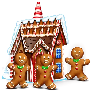Gingerbread House Decorations PNG 78 PNG