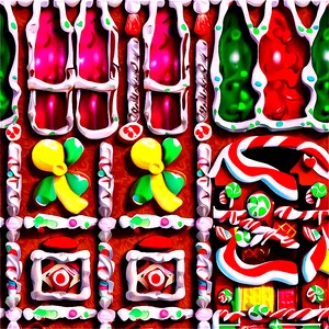 Gingerbread House Kit PNG 05032024