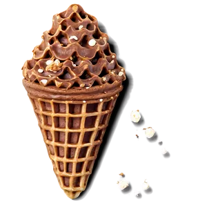 Gingerbread Waffle Cone PNG 48