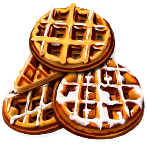 Gingerbread Waffle PNG Bsi