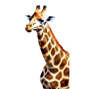 Giraffe Blend Into Nature PNG Pbo PNG