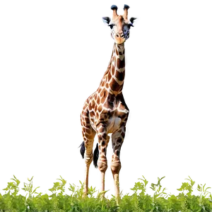 Giraffe Blend Into Nature PNG Pbv89 PNG