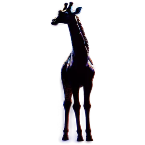 Giraffe Shadow Art PNG Nwu48