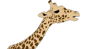Giraffe Silhouette Art PNG image