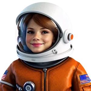 Girl Astronaut PNG 05032024