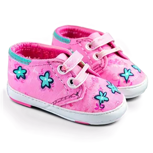 Girl Baby Shoes PNG 90