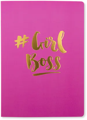 Girl Boss Diary Cover PNG image