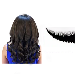 Girl Hair B PNG image