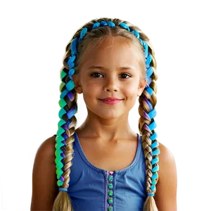 Girl Hair Braids Png 06132024 PNG image