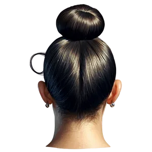 Girl Hair Bun Png 58 PNG image