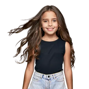 Girl Hair Casual PNG 06132024