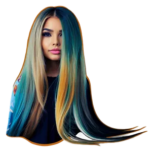 Girl Hair Color PNG 06132024