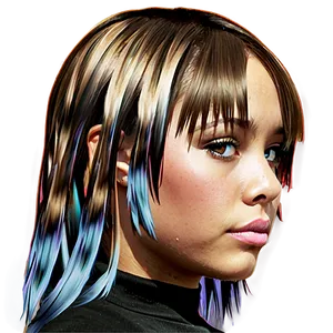Girl Hair Fade PNG 06132024