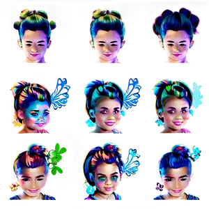Girl Hair Fade PNG Doo65 PNG