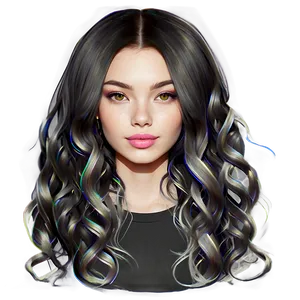 Girl Hair Fashion PNG 06132024