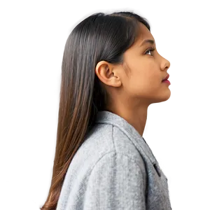 Girl Hair Profile PNG 17