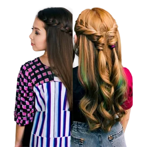 Girl Hair Style Trend PNG Ntt29 PNG