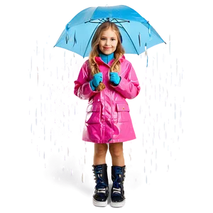 Girl In Raincoat PNG 97