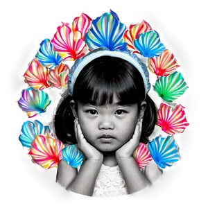 Girl Making A Wish PNG Gcj