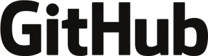 Git Hub Logo Wordmark PNG image