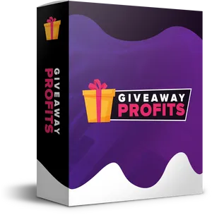 Giveaway Profits Software Box PNG image