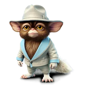 Gizmo In A Detective Outfit PNG Waj83 PNG