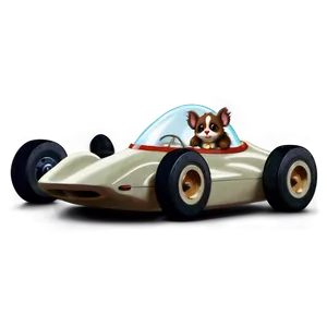 Gizmo In A Race Car PNG 65