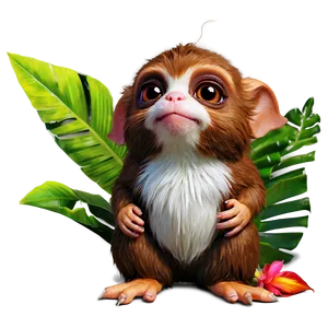 Gizmo On A Tropical Island PNG 06242024
