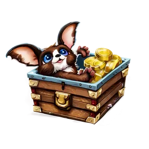 Gizmo With A Treasure Chest PNG 88