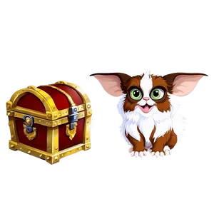 Gizmo With A Treasure Chest PNG Aew
