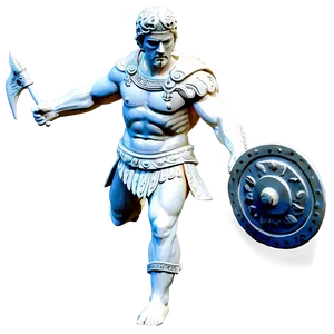 Gladiator Roman Statue Png 06272024 PNG image